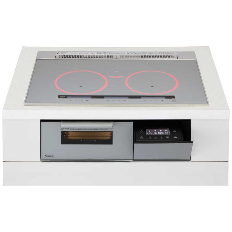 パナソニック　Panasonic　ビルトインIHクッキングヒーター Aシリーズ [75cm幅 3口IH] シルバー(宅配商品)　KZ-CA17TS