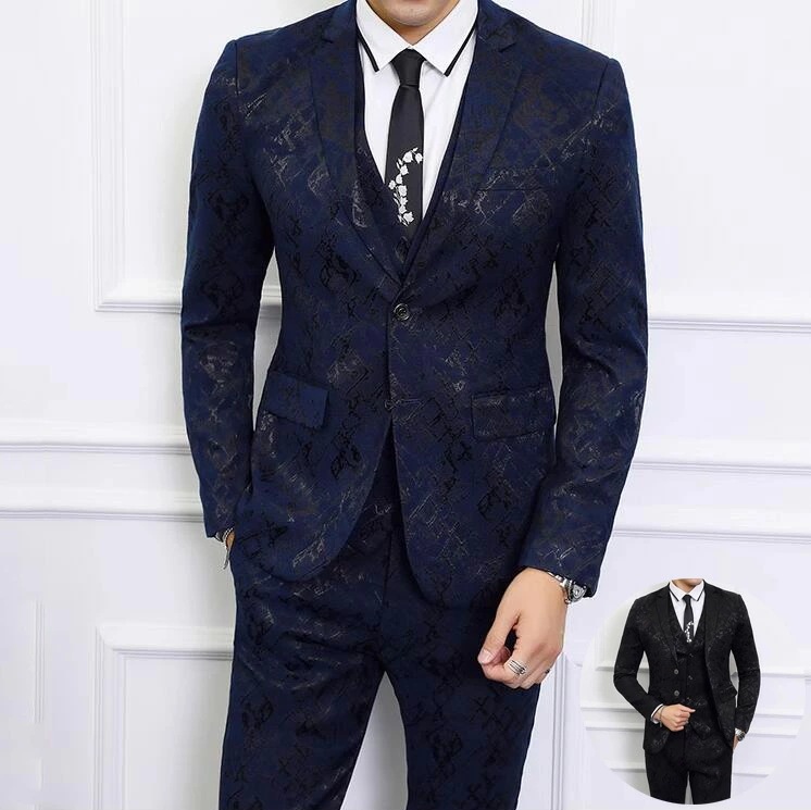 超人気,高評価!高級感 結婚式スーツ スリーピース スーツ シングルスーツ 男性スーツ セットアップ 紳士服 二次会 撮影用 メンズスーツ 上下セット ビジネススーツ フォーマルスーツ メンズ スーツ