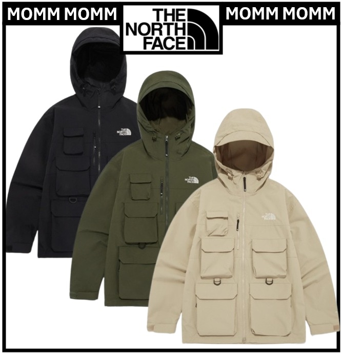 韓国正規品保証(税込) NJ2HQ56 Storage Waterproof Jacket / 3color(Beige/Dark Khaki/Black)
