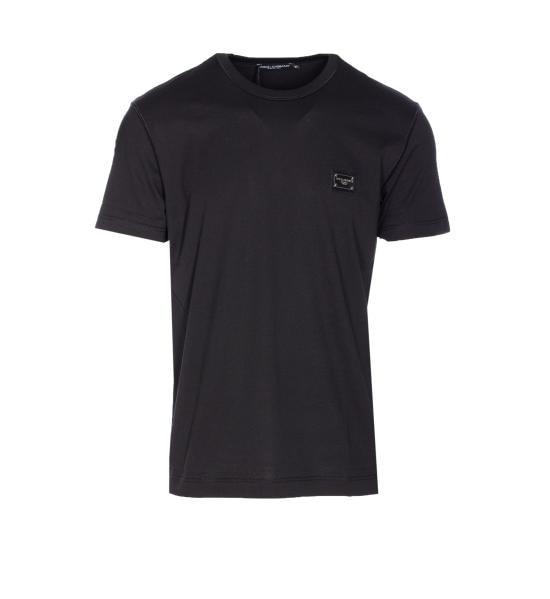 DOLCE & GABBANA Men T-Shirts G8PT1T G7F2IN0000 Black