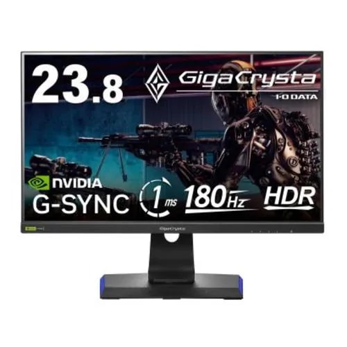 アイ・オー・データ機器 LCD-GD241JD／S3 23.8型フルHD G-SYNC Compatible認定 ゲーミングモニター ブラック【3年保証】