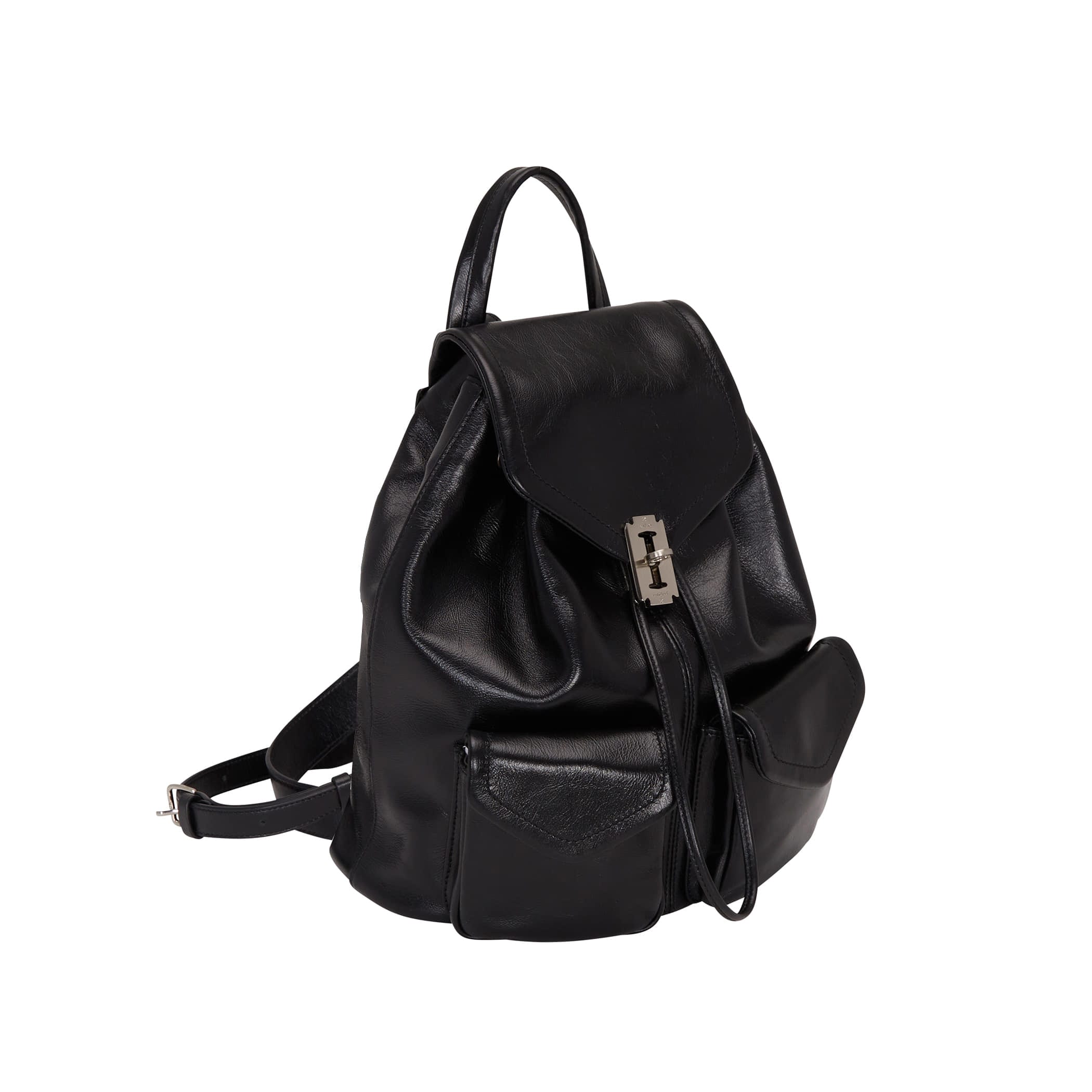 【VUNQUE】 OCCAM DOUX DOUBLE POCKET BACKPACK M : BLACK 54,630円
