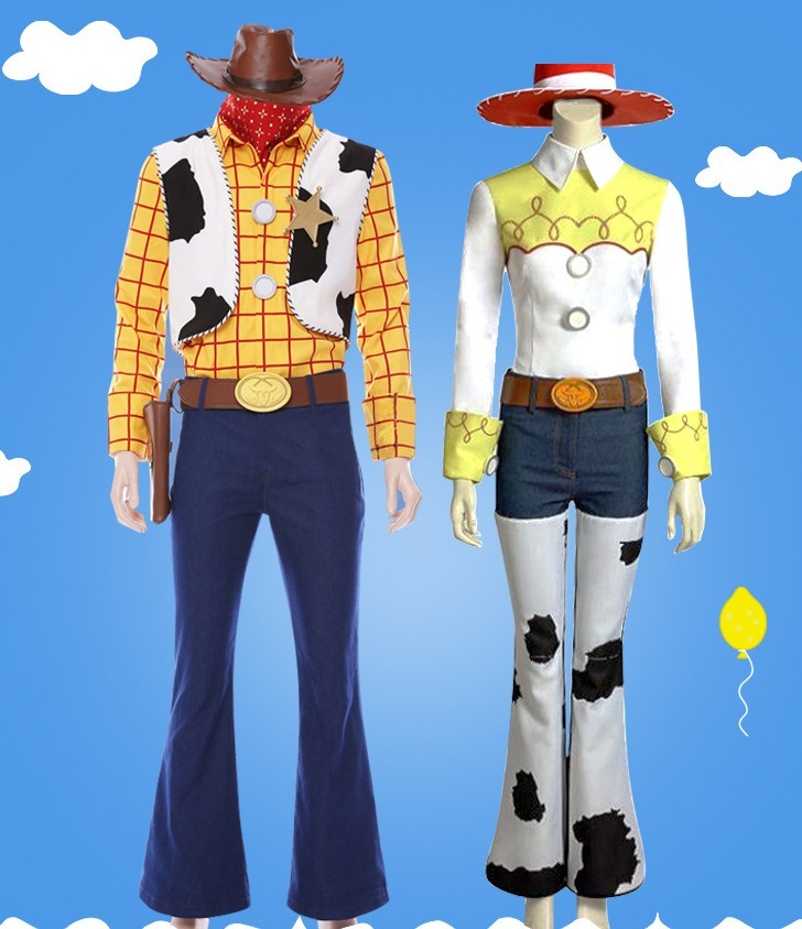 高品質 トイストーリー4 ウッディコス トリッシュコス コスプレ衣装 フルセット カウボーイ 保安官 紳士服 直販