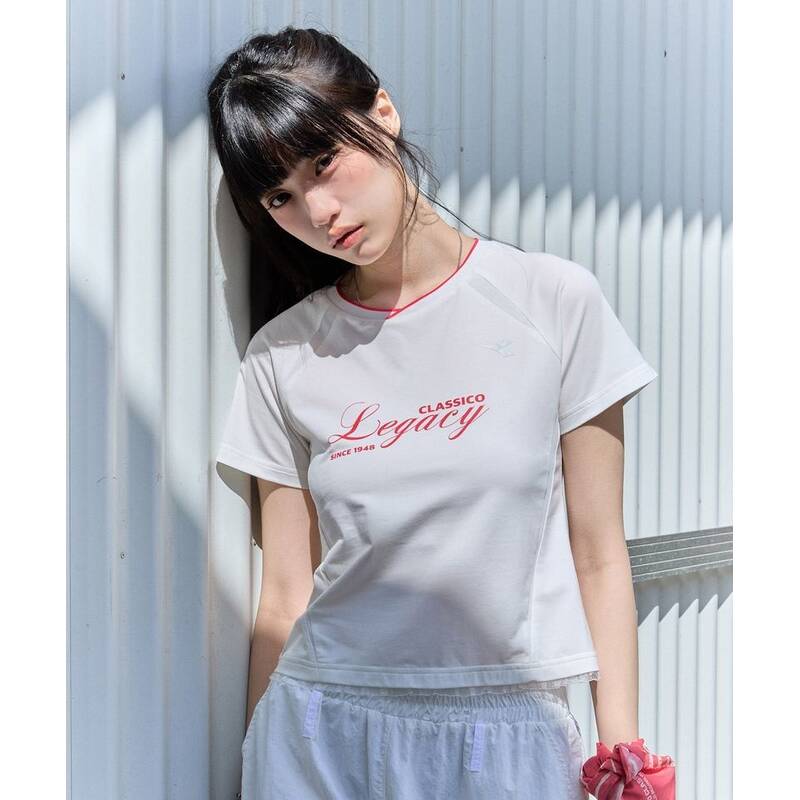 ディアドラ diadora セレモニー レース 半袖Tシャツ レディース OFF WHITE D6222LRS67OWH 417860