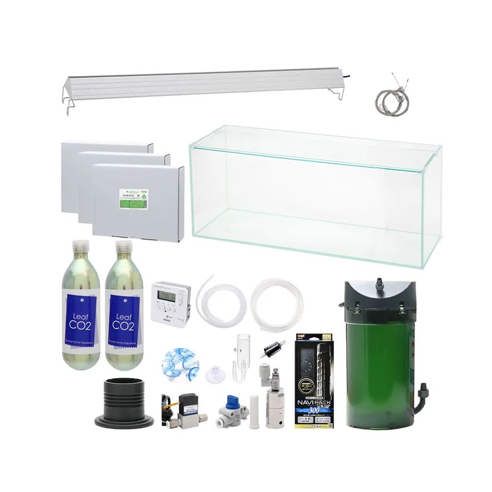 水槽セット　アクロ　９０スリム（西日本６０Ｈｚ）スーパークリア　水草育成フルセット　お一人様１点限り　ＣＲＣ10―11―03―20―20