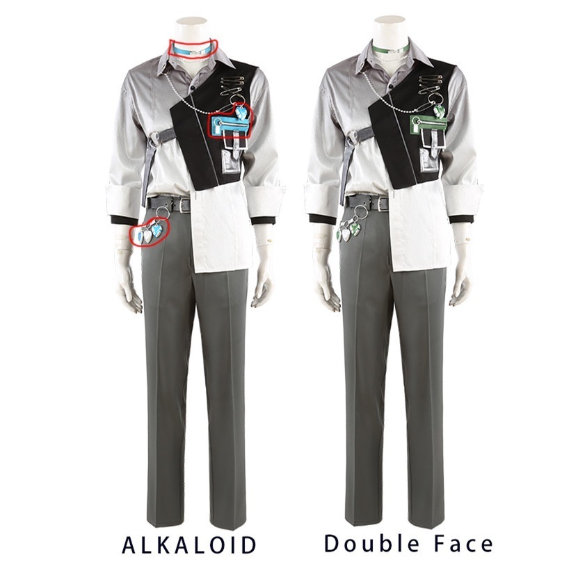 【期間限定】あんさんぶるスターズ 夜に駆ける ALKALOID & Double Face MV衣装 コスプレ衣装 コスチューム ハロウィン 装服 仮装品質良い 店舗お勧め
