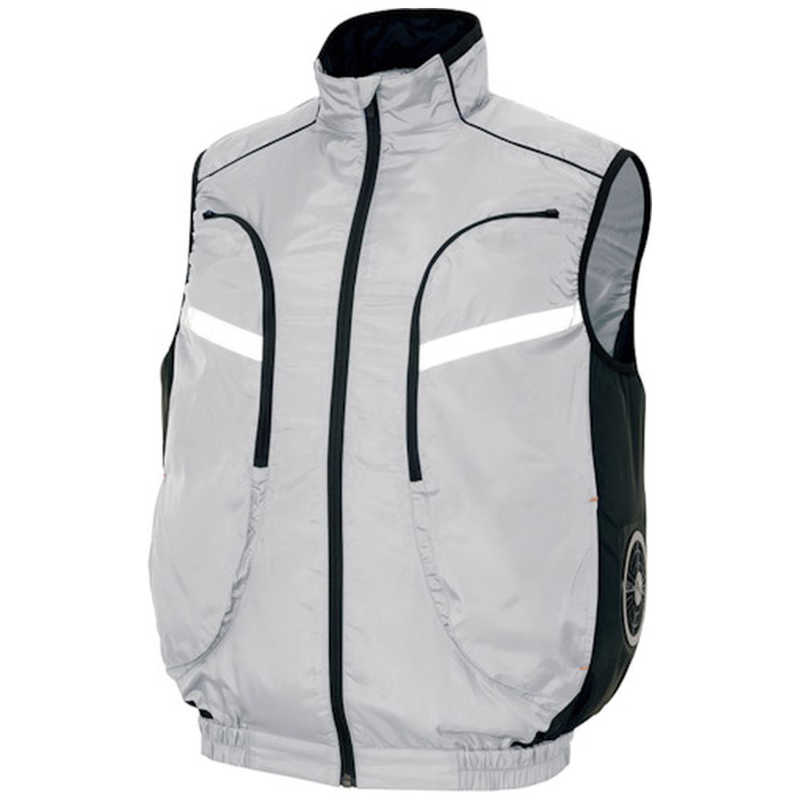 アイトス　物流作業対応型 空調服ベスト ( 空調服 TM) シルバー L　AZ50195-003-L