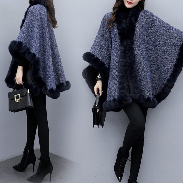 アウター コート メランジ ニット フェイクファー トレンド おしゃれ お洒落 プチプラ 大きいサイズ ケープ ポンチョ マント チェスター コート ワンピース コート フォーマル lout