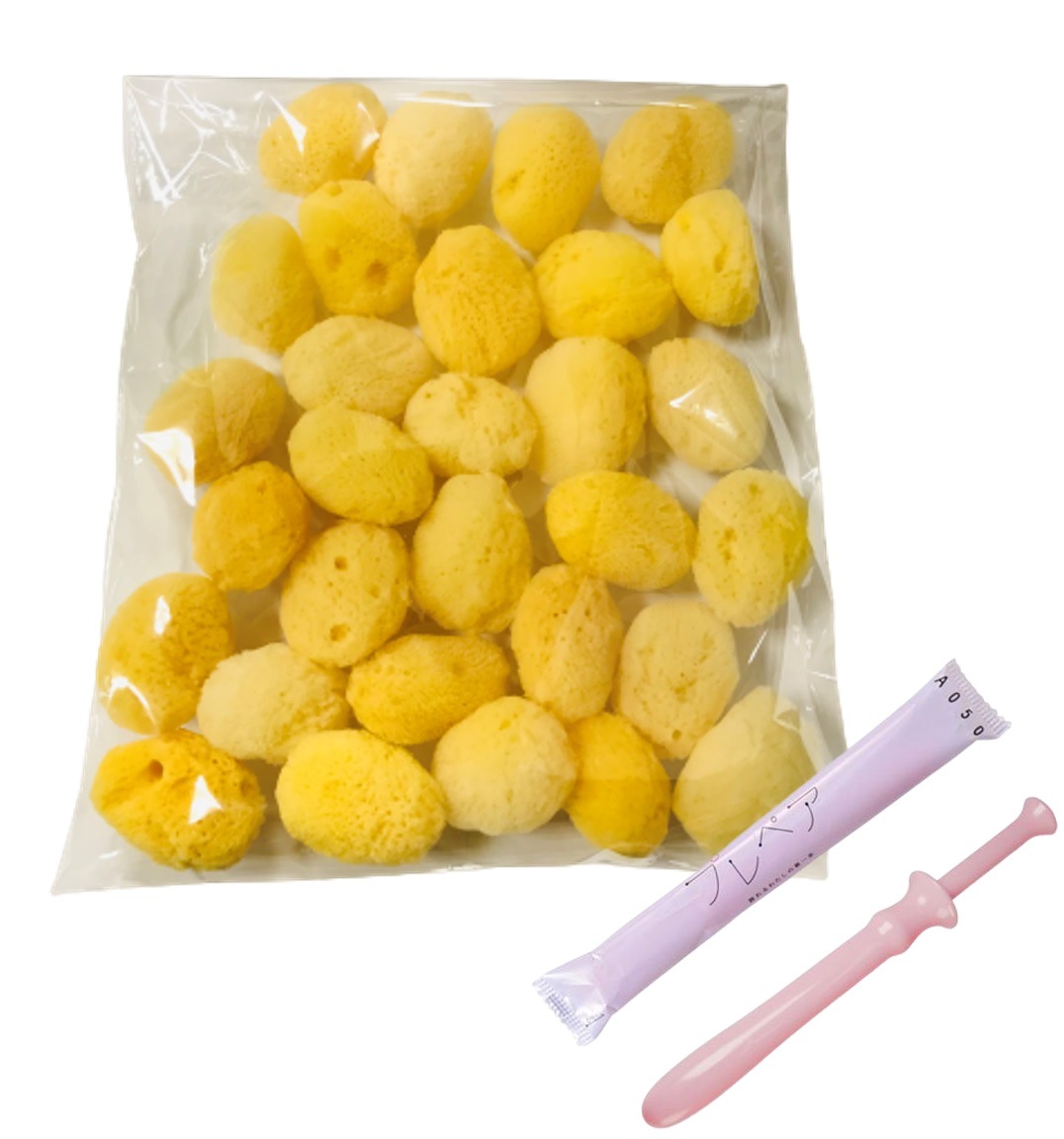 天然海綿シルク 30個 プレペア 1本セット 潤滑ゼリー サニタリー 衛生用品 安全 デリケートゾーン 5,401円