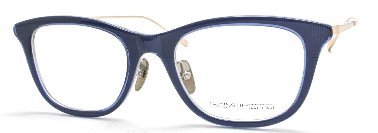 ht-571 c.4 ht6 ネイビー×クリア/ゴールド メガネ めがね 眼鏡 メンズ レディース