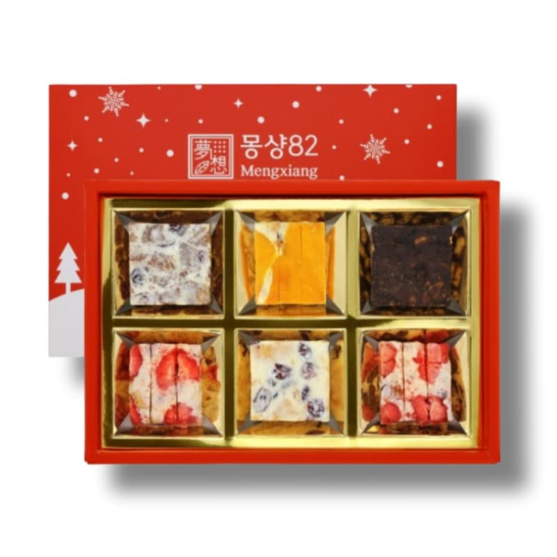 [韓国人気デザート] モンシャン82 もちもちクッキー シグネチャーセット 170g×1箱(6個入り) 高級手作りギフトセット