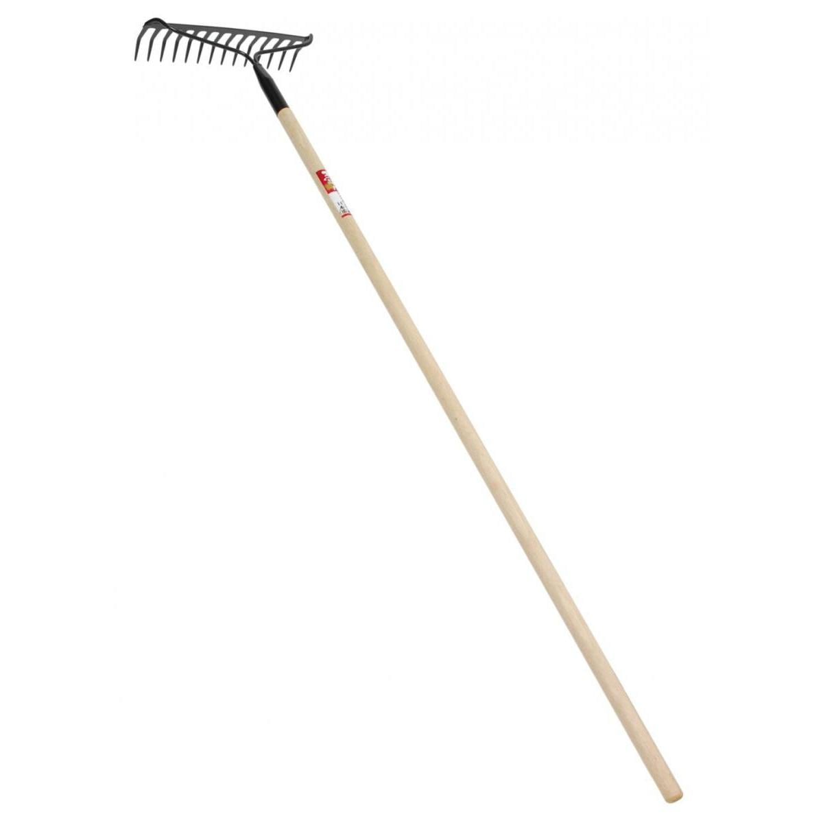 高儀 木柄 アメリカンレーキ 草集め 落ち葉かき 14本爪 掃除 清掃 レーキ TAKAGI