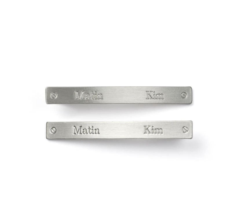 MATIN SIGNATURE HAIR STYLING CLIPS SET IN DARK SILVER