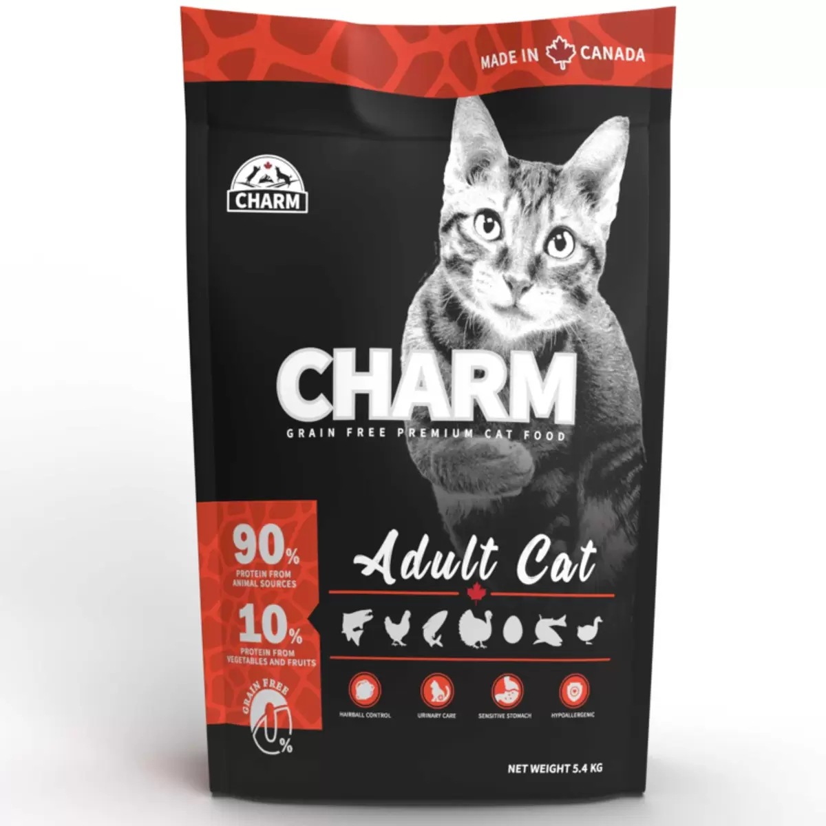 速達　チャーム アダルトキャット 成猫用 キャットフード 5.4 kg　コストコ