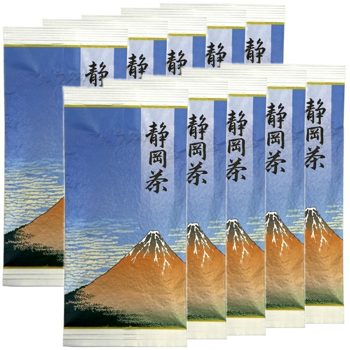 日本茶 お茶 茶葉 静岡茶 青 100g10袋セット 掛川茶 国産 緑茶 ギフト 父の日 御中元 2026 プチギフト お茶 内祝い プレゼント 還暦祝い 男性 女性 父 贈り物 香典