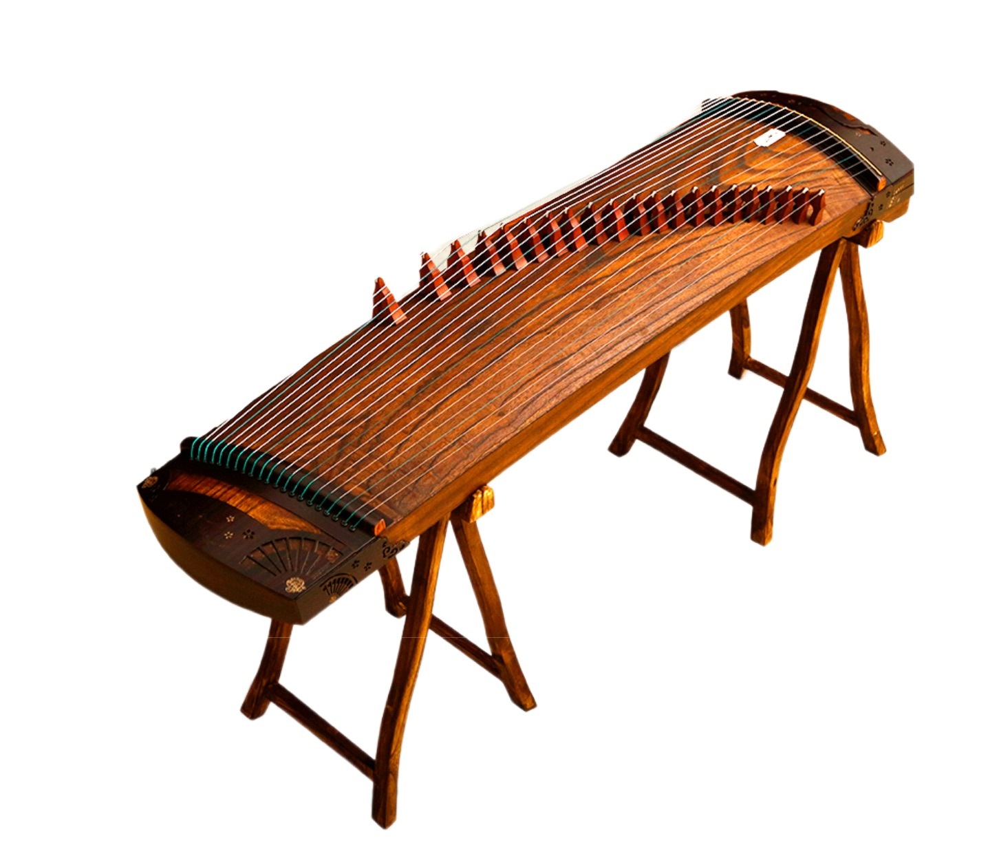 小さな古筝 130cm 21弦ポータブル凧 中国の弦楽器