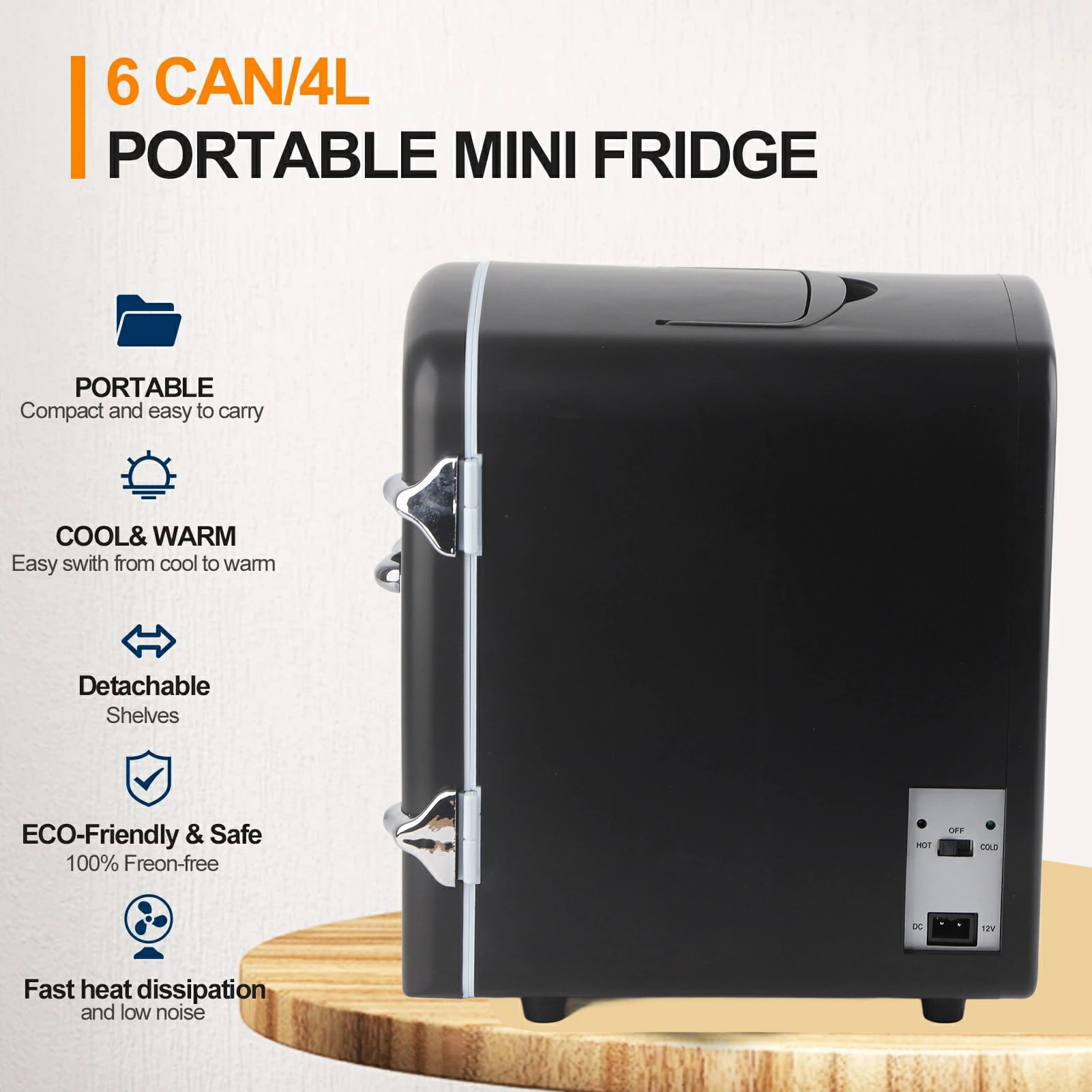 小さな冷蔵庫 ミニ冷蔵庫 小さな冷蔵庫 コンパクト冷蔵庫 トラベルフィード ポータブル冷蔵庫 小型冷蔵庫ミニ冷蔵庫4L 8,110円