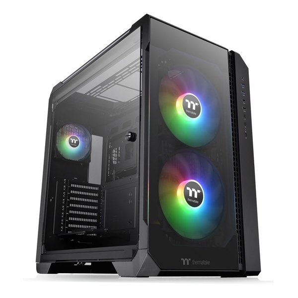 VIEW 51 TG ARGB フルタワーPCケース 強化ガラス スイングドアパネル ブラック CA-1Q6-00M1WN-00
