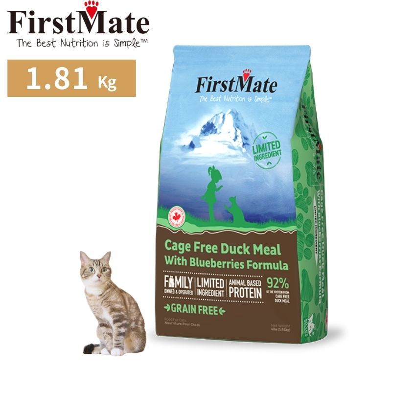 ファーストメイトキャットフード　ケージフリー ダックウィズブルーベリー 1.81kg