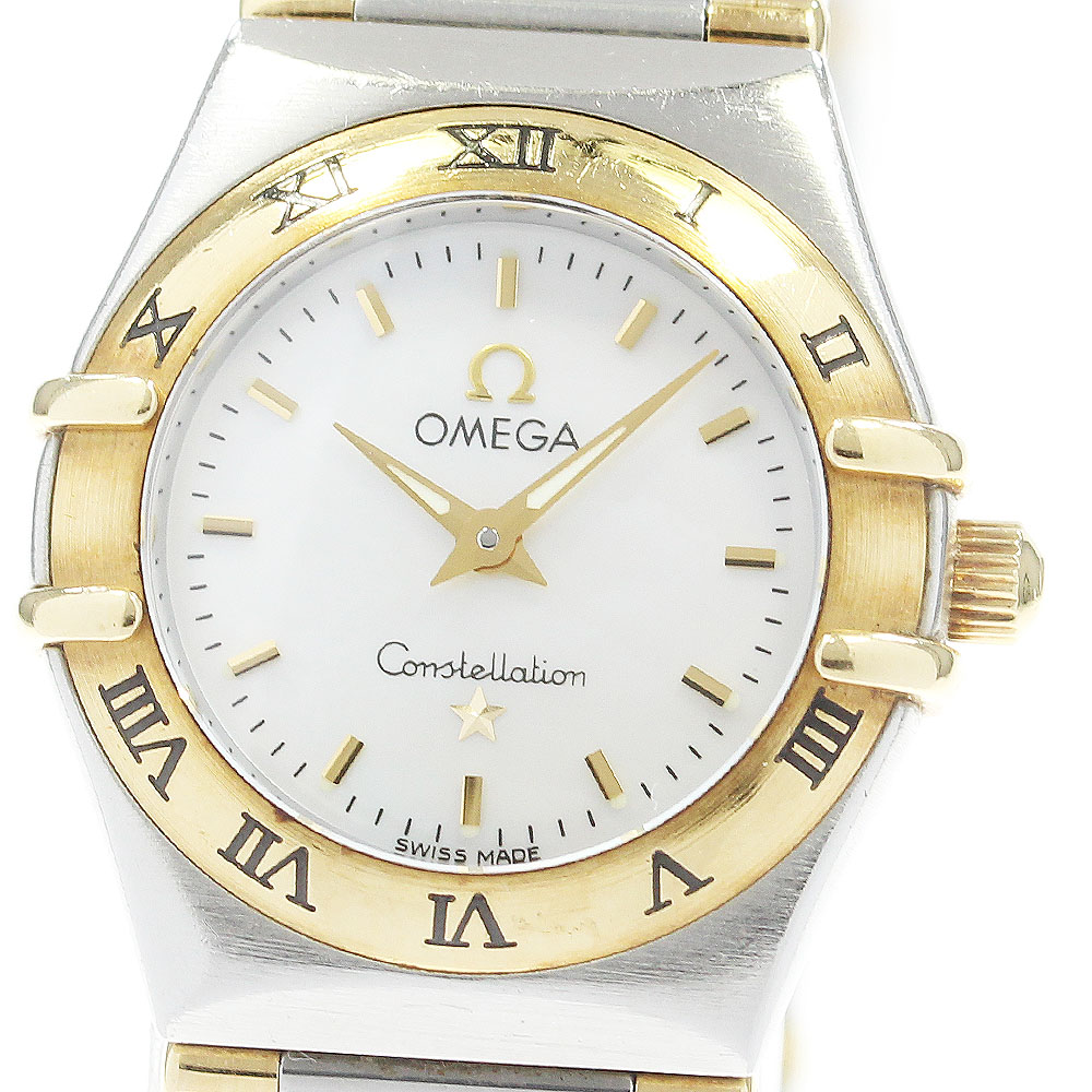 オメガ OMEGA 1362.70 コンステレーション YGコンビ ハーフバー クォーツ レディース _847756【中古】