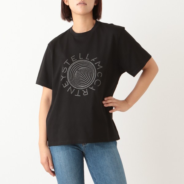 トップス Tシャツ ロゴ ブラック レディース 604034 SPW18 1000