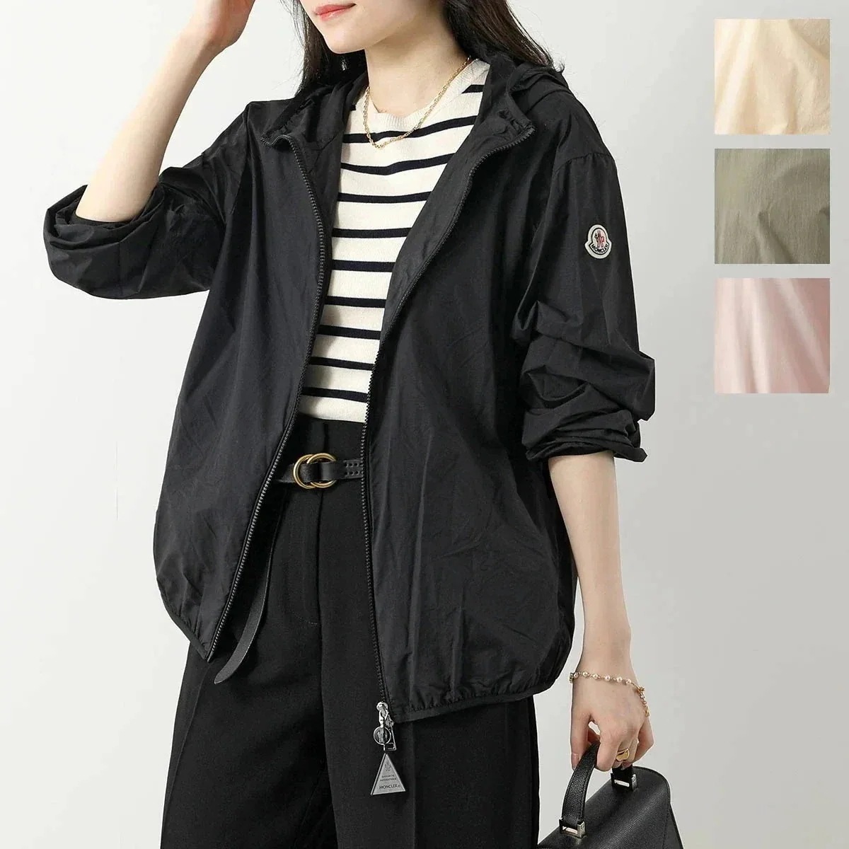 MONCLER モンクレール ナイロンジャケット FEGEO フェジオ 1A00135 597IC レディース ブルゾン ナイロン アイコンパッチ フード付き 64,893円