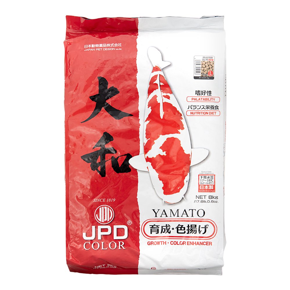 鯉の餌　日本動物薬品　ニチドウ　大和　Ｌ　浮上性　８ｋｇ　ＣＲＣ10―41―70―10―00