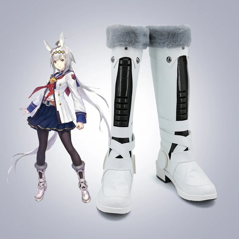 ウマ娘 プリティーダービー オグリキャップ コスプレ靴 ブーツ