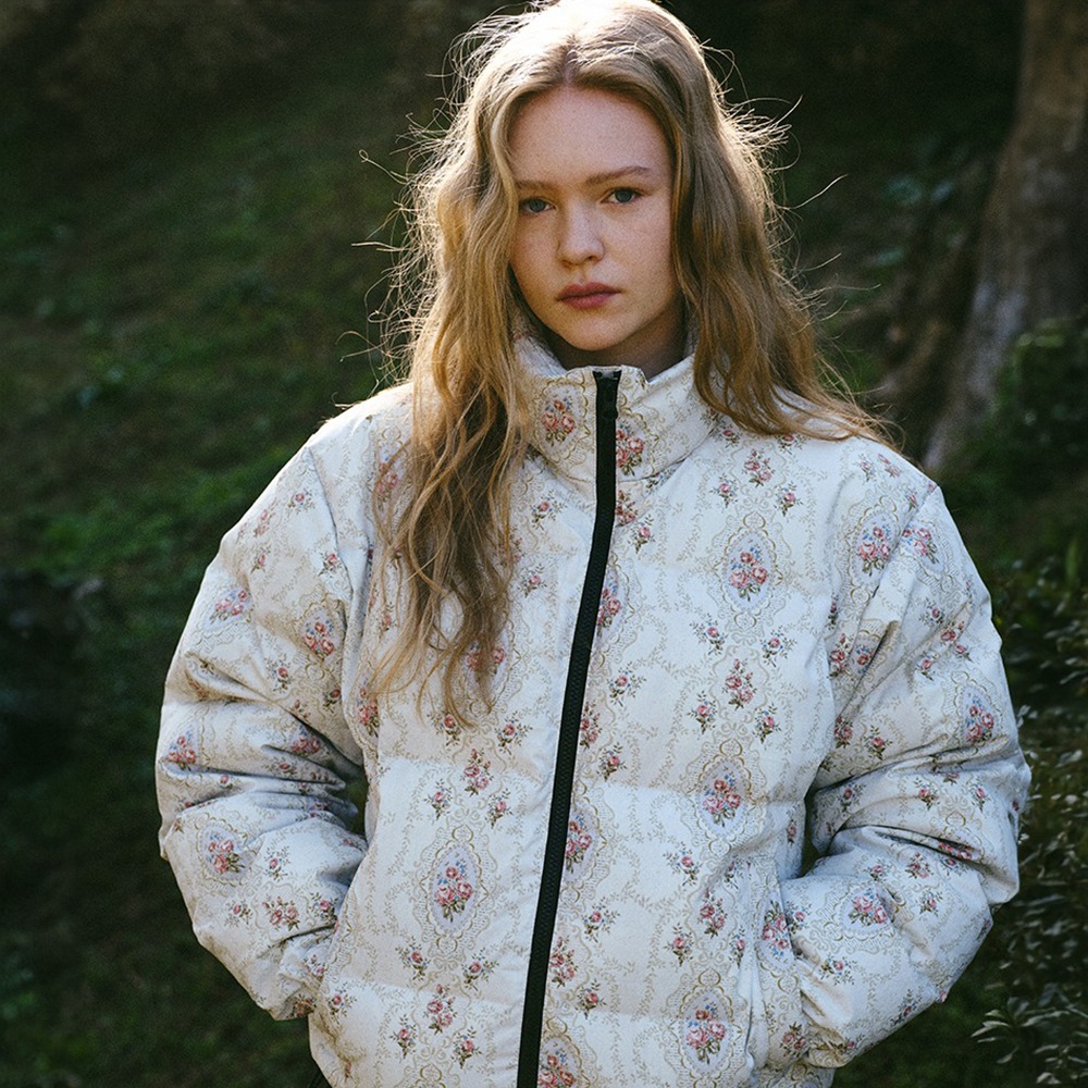 FLORAL DOWN PARKA