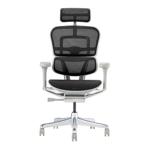 関家具 445411 EHP2-HAM-DR-GF-BK グレーフレーム×ブラック 高機能チェア (エルゴヒューマン プロ2 ハイタイプ) メーカー直送