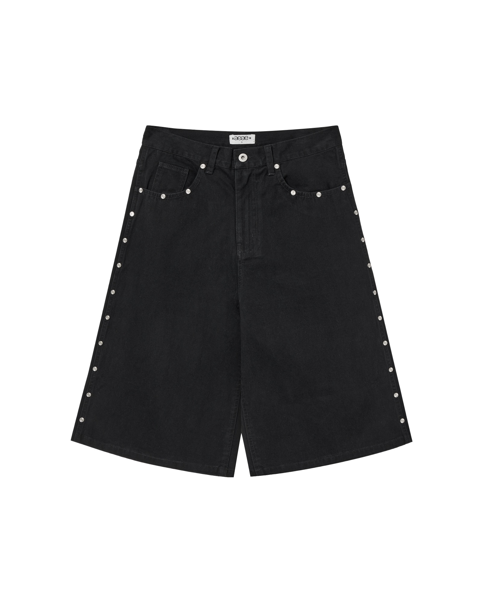 【aeae】 STUD SHORTS : BLACK