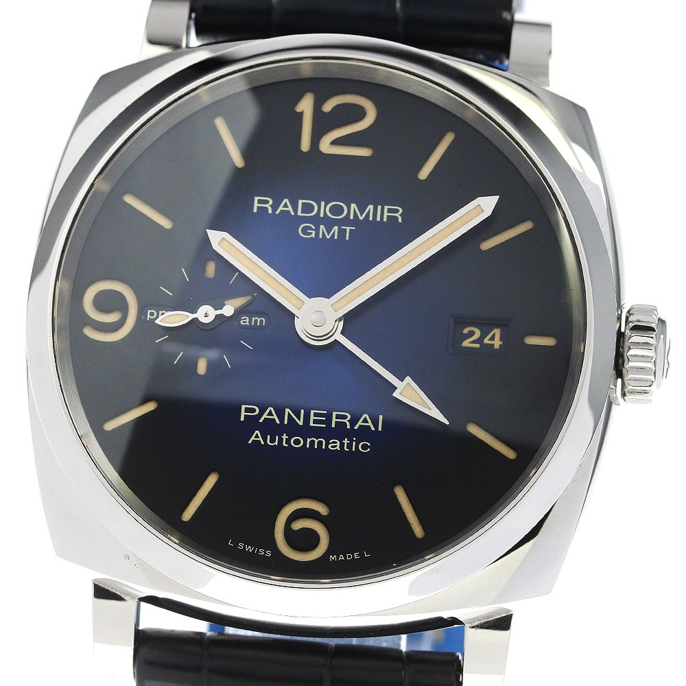 パネライ PANERAI PAM00945 ラジオミール 1940 3デイズ GMT パワーリザーブ ブティック限定モデル 自動巻き メンズ 箱・保証書付き_816888【中古】