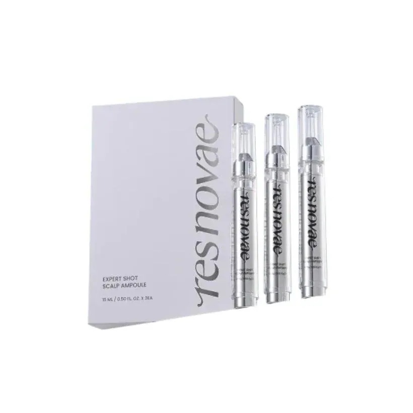 エキスパート ショット スキャルプ アンプル 15ml*3 #クーリング頭皮 #角質ケア #脱毛機能性アンプル #頭皮ケア #コラーゲン #エラスチン