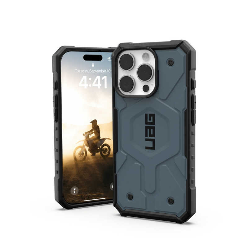 UAG　iPhone 16 Pro 耐衝撃ケース MAGSAFE対応 PATHFINDER クラウドブルー　UAG-IPH24MA-MS-CB