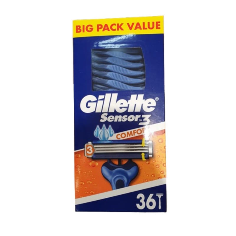 ジレット センサー3 使い捨てカミソリ 36個入