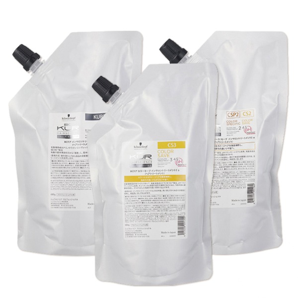 BCクア インサロントリートメント 600g 3点セット カラーセーブ