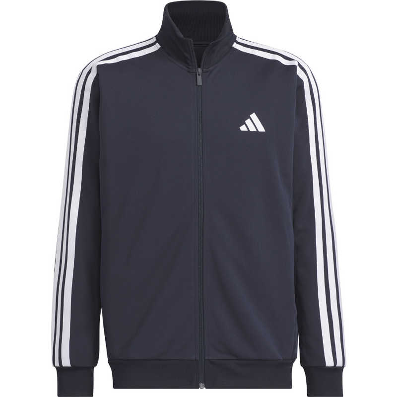 アディダス　レディース スリーストライプス レギュラーフィット ダブルニット トラックジャケット ［レディース /3XLサイズ］ レジェンドインク 【返品交換不可】