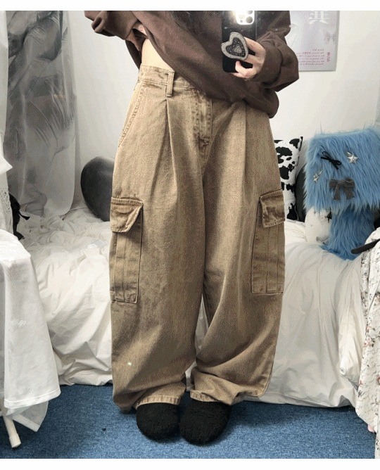 pigment cargo wide pants (3color) 6,384円