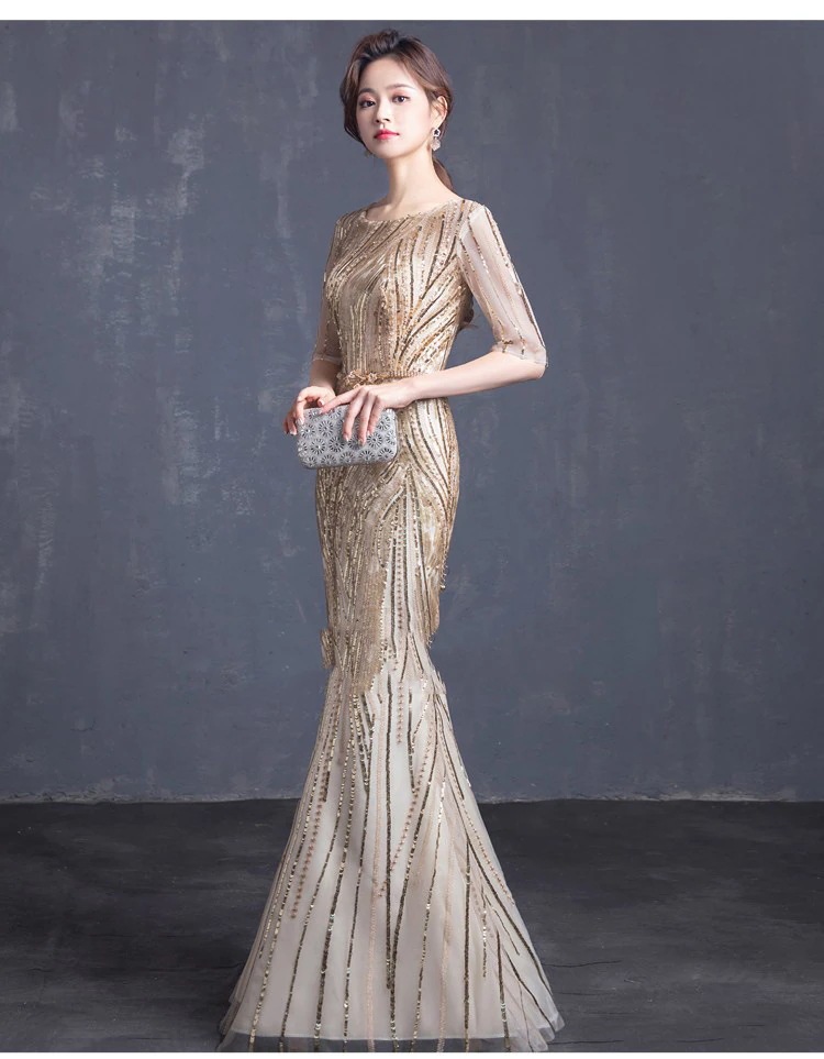 ウェディングドレス上品大人ブライズメイドドレスロング丈ドレス花嫁二次会発表会パーティードレス披露宴結婚式司会高級感