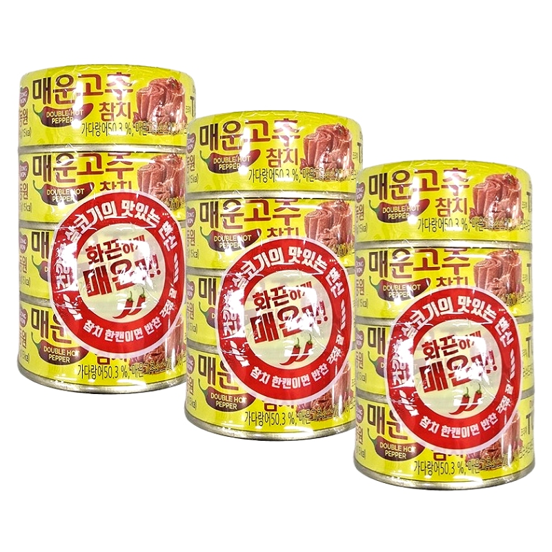 JIN SUPER TUNA PART3.辛口唐辛子ツナ 135g 12個入りスパイシーツナ