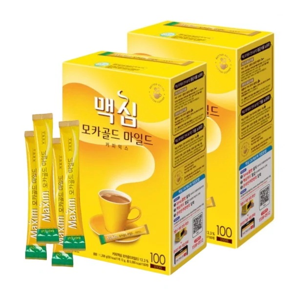 [1+1]マキシム モカゴールド マイルド コーヒーミックス 12g 100個 5,203円