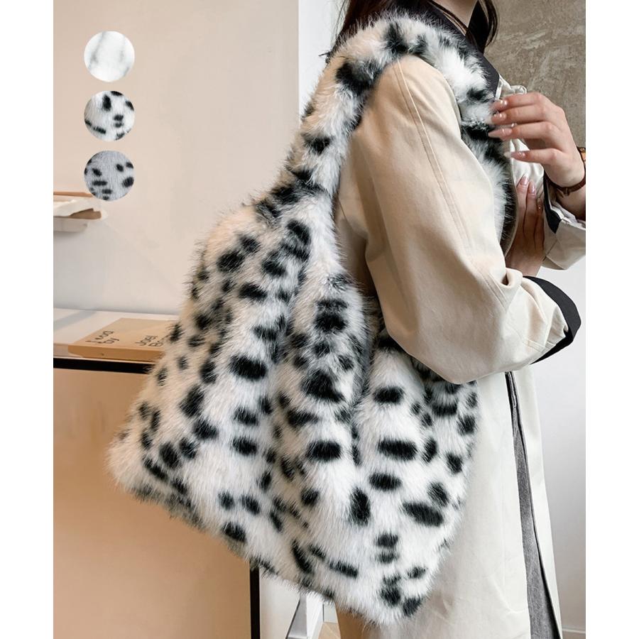 トートバッグ レディース ファーバッグ