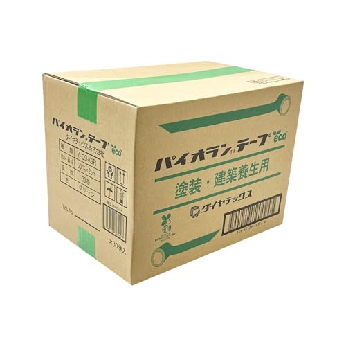 【箱売り】ダイヤテックス パイオラン 塗装・建築養生用テープ Yー09ーGR 50mm*25m(30