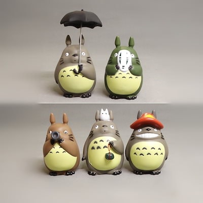 トトロ 傘付き貯金箱 フィギュア 約15cm - メルカリ