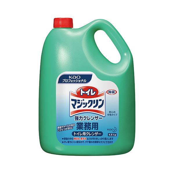 (まとめ) 花王 トイレマジックリン 強力クレンザー 業務用 4.5kg 1本 (×10セット)