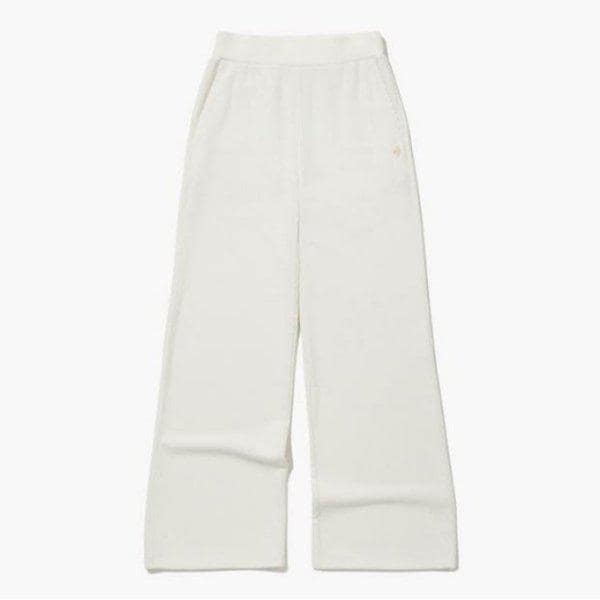 パンツ NQJ QQ122OFP22-CRM ウーマンズ スプリング コテ ストレート パンツ / CREAM