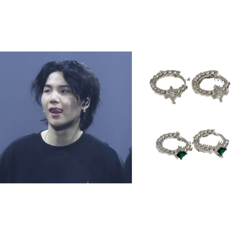 【BTS V,SUGA,ジミン着用】【当店特典付き】Momento Earrings