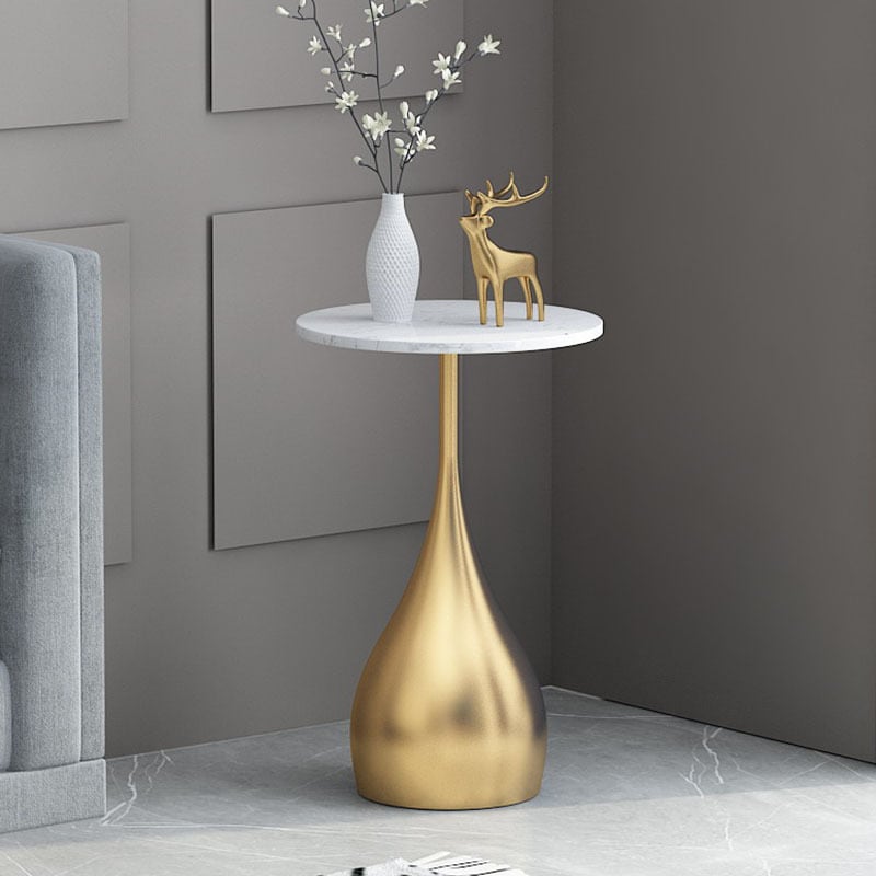 サイドテーブル コーヒーテーブル 人造大理石 シンプル 北欧 モダン ゴールド ブラック ブルー 金 黒 青 リビング ダイニング 寝室 13,930円