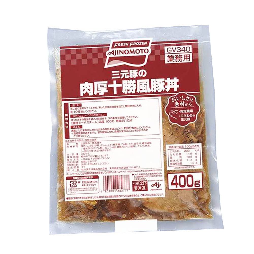 [冷凍] 味の素 三元豚の肉厚十勝風豚丼 400gX4個 6,259円