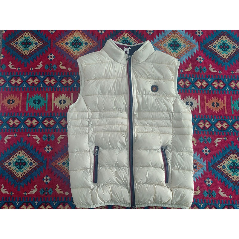 man fast delivery padding cream basic casual vest